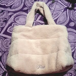 Victoria's Secret PINK Faux Fur Pink Tote